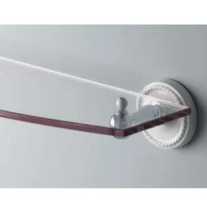 Полка со стеклом для ванной, цвет хром, Devon&Devon Dorothy DOR410CR (детальная фотография), по запросу