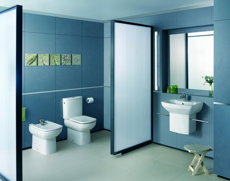 Унитаз компакт Roca Dama Senso подвод воды снизу (детальная фотография), недорогие, сиденье с микролифтом , компакт, низкие