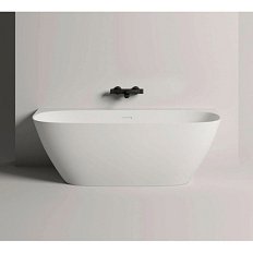 Ванна из искусственного камня Salini Sofia Wall 180x85 см белая глянцевая