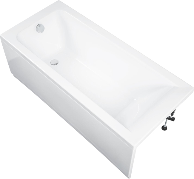 Ванна акриловая Aquanet Bright 155х70 см с каркасом 239666 (детальная фотография), современныe, hi-tech