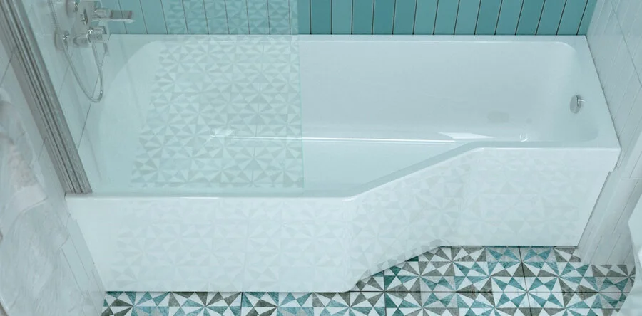 Ванна акриловая Marka One Convey 170 x 75 см, белый, левая/правая 01кон1775л (детальная фотография), асимметричные