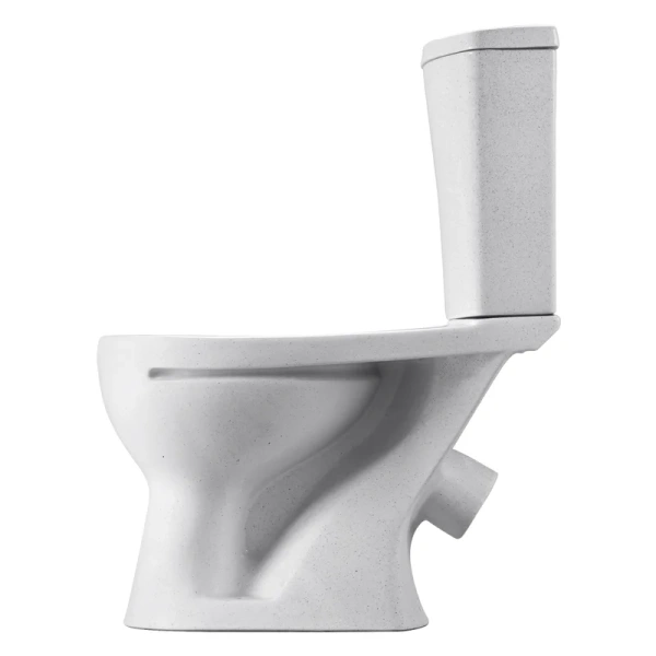 Унитаз компакт Santeri Ультра крап на белом 1.P401.3.S01.00B.F (детальная фотография), современные, hi-tech, круглые