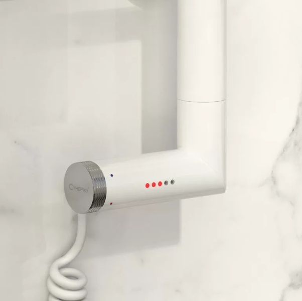 Полотенцесушитель электрический Сунержа Флюид 2.0 50x100 см белый 12-5221-1050 (детальная фотография), современные, hi-tech