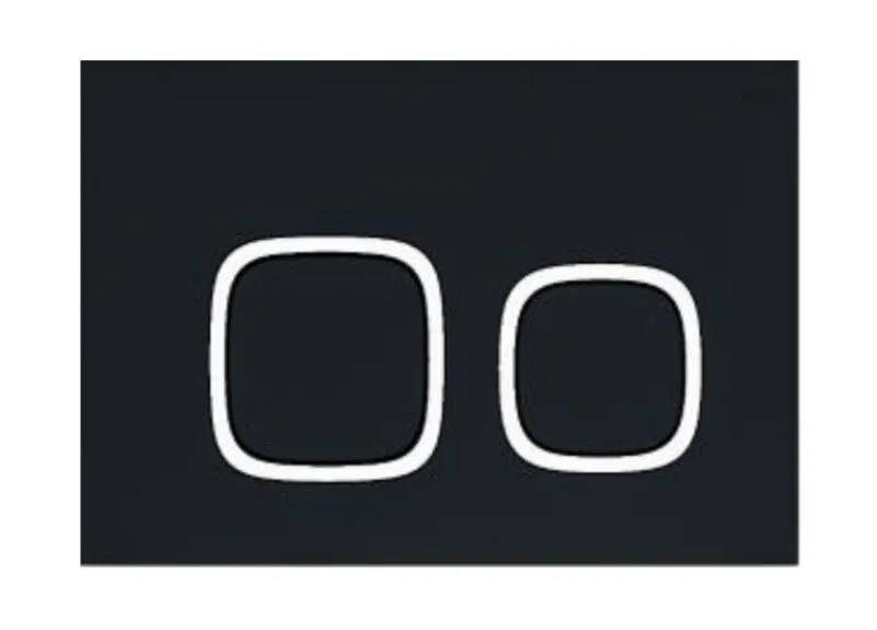 Клавиша смыва IDDIS Unifix черная UNI04BCi77 (детальная фотография)