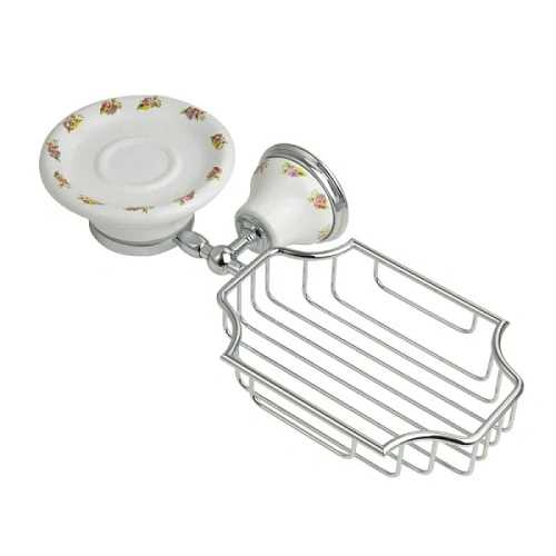 Мыльница с решеткой для ванной Migliore Provance хром - фото 1