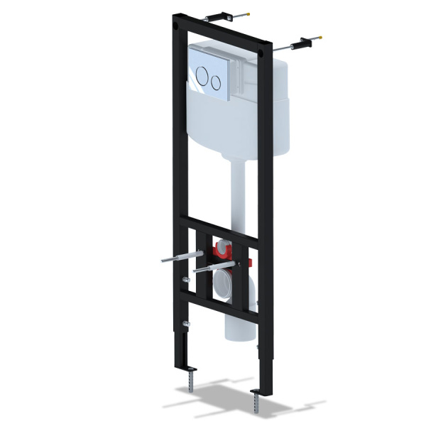 Инсталляция для унитаза АНИ Пласт с клавишей хром глянец WCP1131 (детальная фотография)