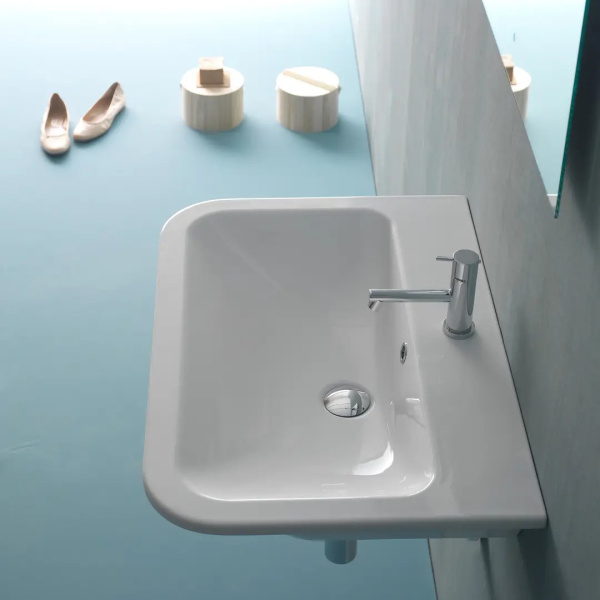 Раковина Globo Stone SSN15.BI (детальная фотография), подвесные index_1