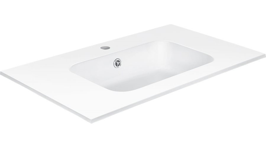 Раковина мебельная Vincea 81 см из искусственного камня VCB-2N800W (детальная фотография)