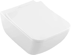 Унитаз подвесной Villeroy & Boch Venticello цвет Stone White с покрытием CeramicPlus