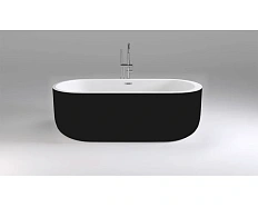 Ванна акриловая Black&White Swan 170x80 см черная