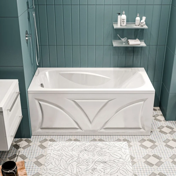 Фронтальная панель 1Marka Elegance 120 см белая 02кл1270 А (детальная фотография), по запросу index_1