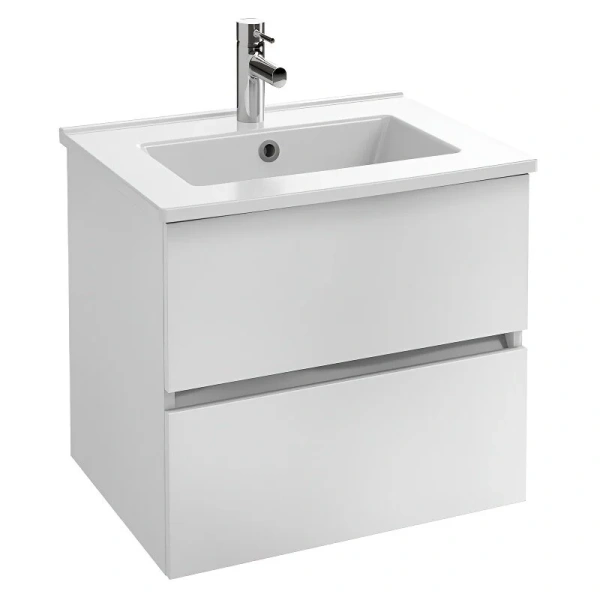 Тумба под раковину Jacob Delafon Tolbiac 60 см белый лак EB2381-J5 (детальная фотография), современная, hi-tech