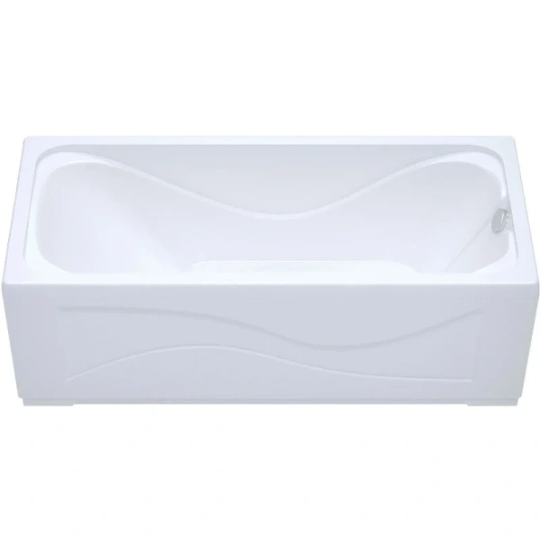 Ванна акриловая Diwo Самара 165 x 70 см, с каркасом, цвет белый, Щ0000046594/Щ0000048581 (детальная фотография), без гидромассажа, недорогие