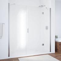 Душевая дверь профиль глянцевый хром стекло шиншилла Vegas-glass