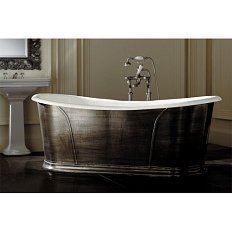 Ванна чугунная, без отверстий по смеситель, облицованная снаружи листовым свинцом, Devon&Devon Camelot