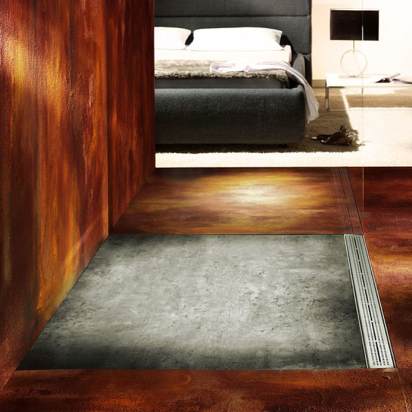 Решетка Tece TECEdrainline quadratum 120 см нержавеющая сталь глянец 601250 (детальная фотография), хром