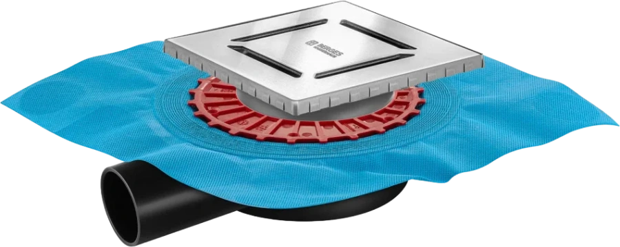 Душевой трап BERGES ZENTRUM Norma 363 15 см с крышкой (детальная фотография)