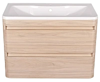 Тумба под раковину подвесная Style Line Атлантика 80 см ясень перламутр