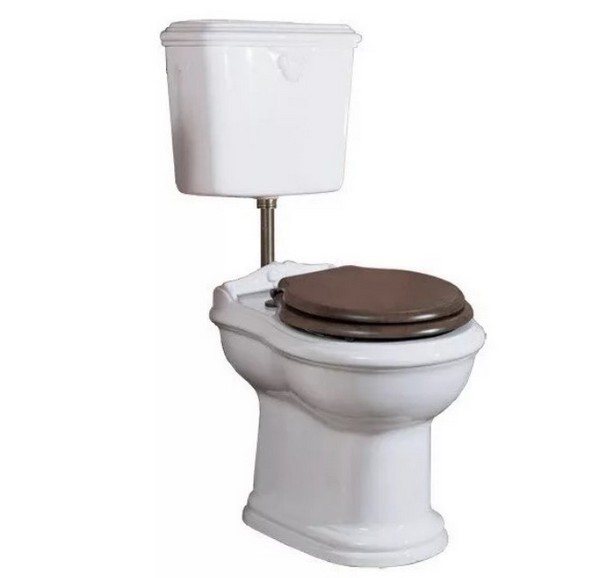 Унитаз напольный Azzurra Jubilaeum белый (детальная фотография)