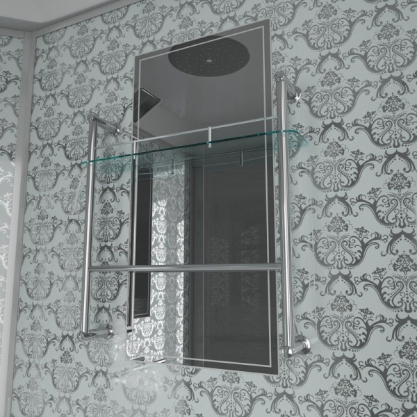 Душевая кабина Niagara Luxe 120х120 см хром металлик 7744W (детальная фотография), 120х120