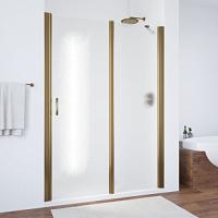 Душевая дверь профиль бронза стекло шиншилла Vegas-glass