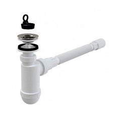 Сифон для раковины Alcaplast с гибким соединением