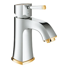 Смеситель для раковины, хром-золото, Grohe Grandera 23310IG0