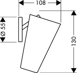 Стакан для ванной Axor Starck 40834000 (детальная фотография), хром
