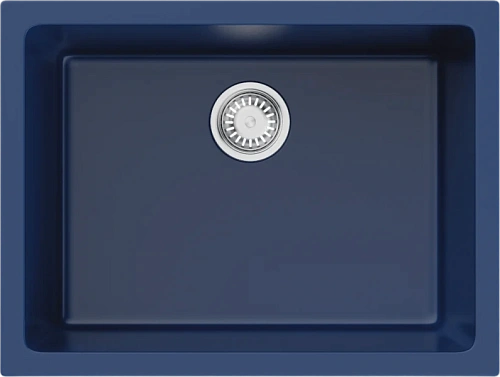 Мойка для кухни Omoikiri Okinoshima 61-U/I-IB Matt 61 см indigo blue - фото 3
