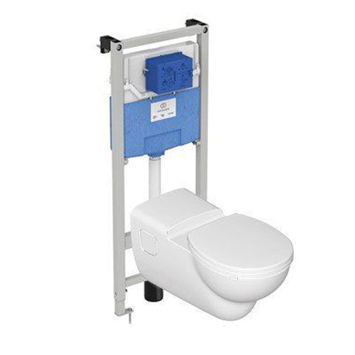 Унитаз с инсталляцией Ideal Standard Contour ProSys для пожилых людей и инвалидов S306901RT (детальная фотография)
