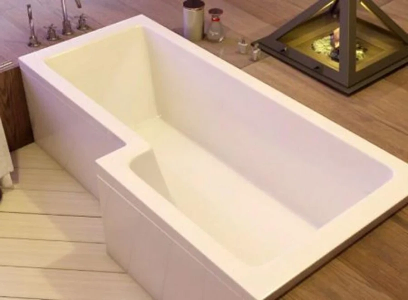 Ванна акриловая Vayer Options 165 х 70/85 L/R см Гл000023294 (детальная фотография), без гидромассажа