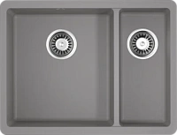 Мойка для кухни Omoikiri Kata-55-2-U-GR 55 см Leningrad Grey