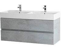 Тумба под раковину подвесная Cezares Molveno 120 см beton