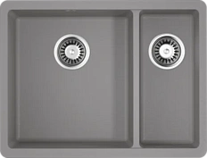 Мойка для кухни Omoikiri Kata-55-2-U-GR 55 см Leningrad Grey