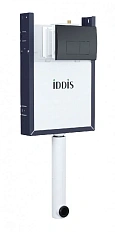 Бачок скрытого монтажа IDDIS Optima Home кнопка смыва черная
