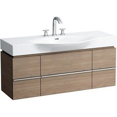 Тумба под раковину подвесная Laufen Case 120 см мелованный дуб