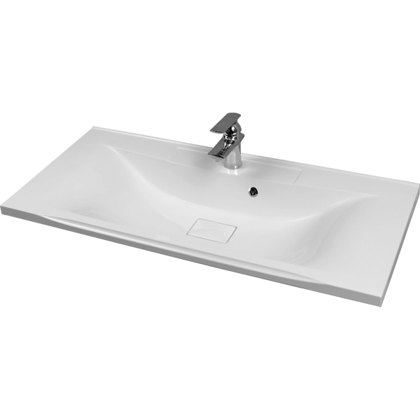 Раковина мебельная Акватон Премьер М 100 см белая 1A70473KPR010 (детальная фотография)