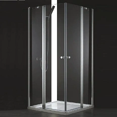 Душевой уголок Cezares Elena 100x100 см стекло прозрачное