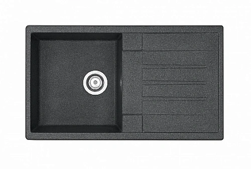 Мойка для кухни Акватон Верона 85 см графит - фото 2