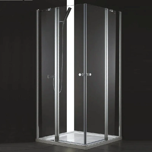 Душевой уголок Cezares Elena 100x100 см стекло прозрачное - фото 2