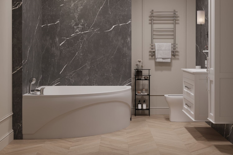 Ванна акриловая Aquanet Vista 150 x 150 см белая 254389 (детальная фотография), белые