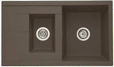 Мойка для кухни Акватон Делия 87 см кофе