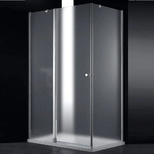 Душевой уголок Cezares Elena 120x100 см левый рифленое стекло - фото 1