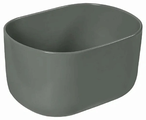 Раковина SantiLine 46 см серая матовая - фото 3