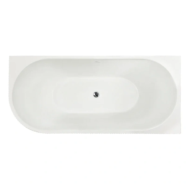 Ванна акриловая Royal Bath Nero RB710301L-CH/RB710301R-CH, 170 x 78 см, левая/правая, цвет белый (детальная фотография), современныe, hi-tech