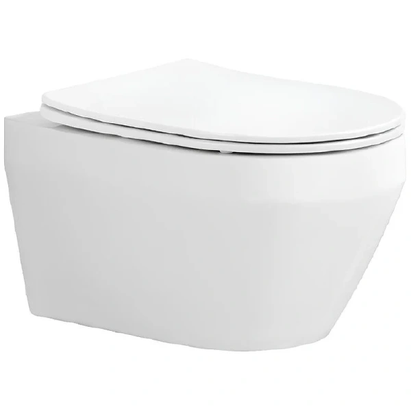 Унитаз подвесной Акватек Лея безободковый AQ1199T-00 (детальная фотография)