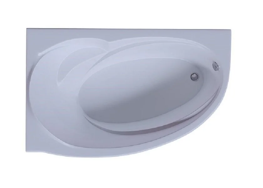 Ванна акриловая Aquatek Бетта BET150-0000170/BET150-0000171, 150 x 95 см, правая/левая, белая (детальная фотография), асимметричные