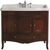 Тумба под раковину, цвет Noce, изогнутые дверцы, Simas Arcade ARMC105 NOCE