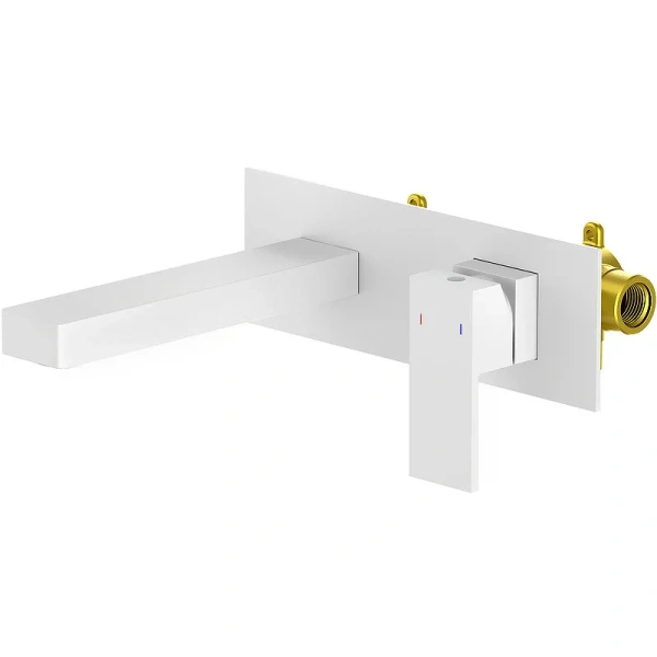 Смеситель для раковины Timo Selene белый матовый 2071/16SM (детальная фотография)