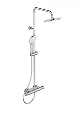 Душевая стойка Ideal Standard Ceratherm T50 с термостатом и полочкой